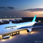 항공화물 전문가 중점 과목 정리 - **Prompt: "Digital Horizons of Air Cargo Logistics"**
A wide-angle, hyperrealistic image showcas...